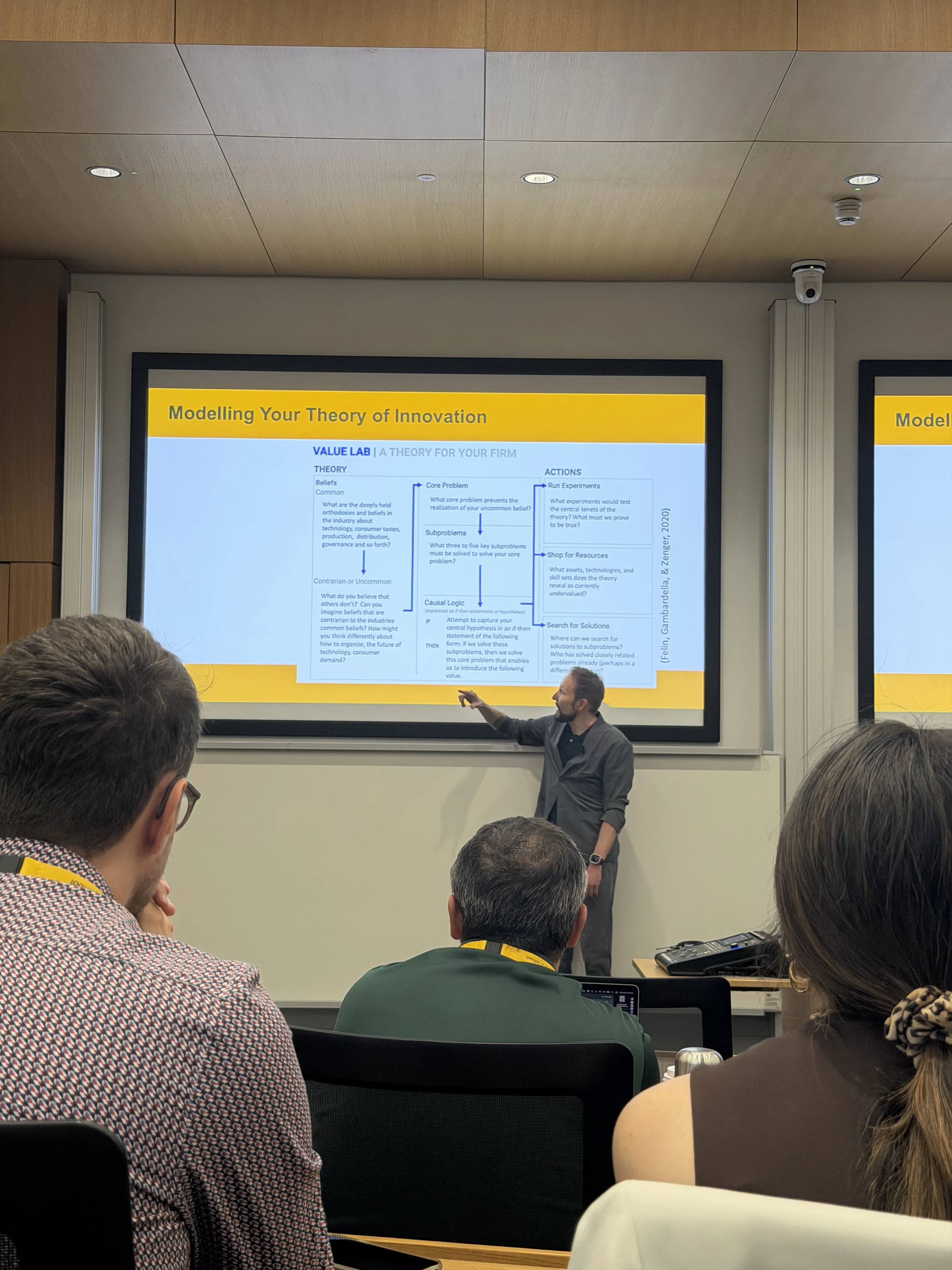 Clases en Universidad de Cambridge
