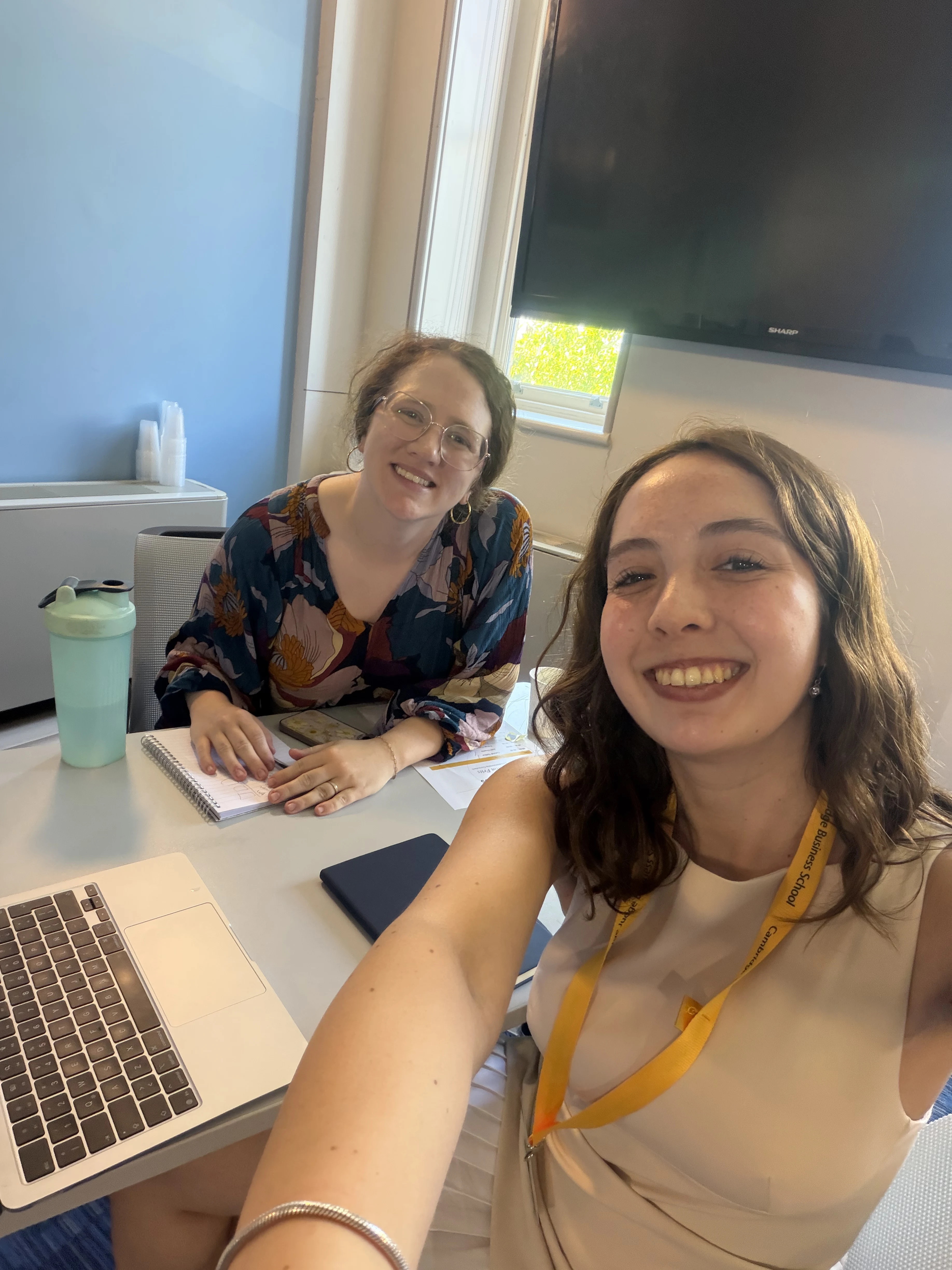 Reuniones y mentores en Cambridge
